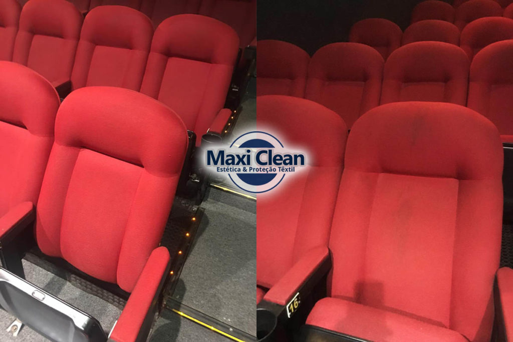 Maxi Clean realiza serviços em salas do Cine Reserva Cultural em São Paulo